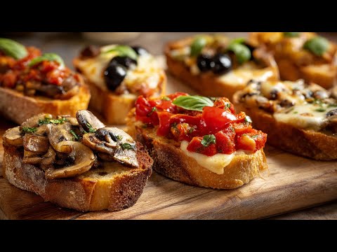 My Italian Mom’s BEST Bruschetta! (Better than Pizza!)