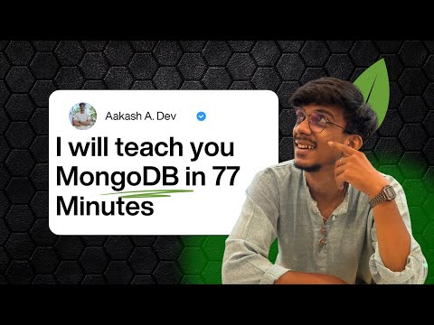 I will teach you MongoDB in 77 Minutes