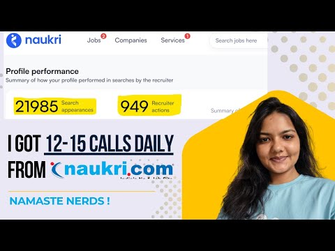 Top 5 tips to get interview calls from Naukri.com | Got 12-15 calls daily | Optimize naukri profile