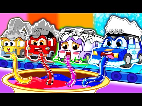 OMG, Ke Mana Warna Mobil Pemadam? 🚒🎨 Yuk Belajar Warna Bersama! | RoboSquad Kartun Kids