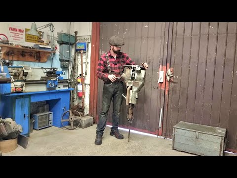 A Petrol Rock Drill Patented in 1936.