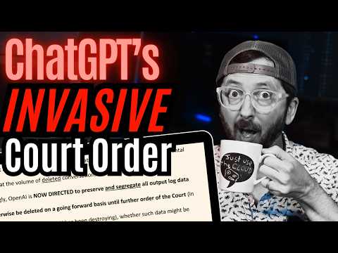 ChatGPT Ai Court Order SAVES Your PRIVATE Chats! Ai News Today