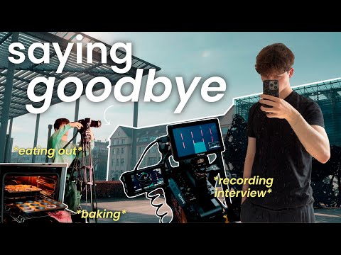 MY LAST WEEK AS AN INTERN 🎥 | recording my last interview, baking, eating out, saying goodbye