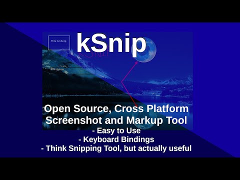 Quick Screen Capture with KSnip, open source and powerful!