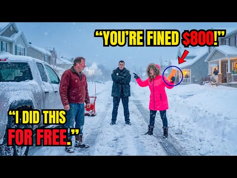 I Plowed Snow for Free During the Blizzard — HOA Tried To Fine Me $800 for It