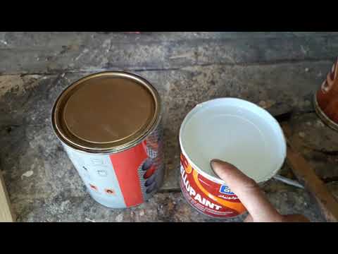 طريقة سهلة ومعلومات مهمة في صباغة الأثاث قديم باللون ذهبي