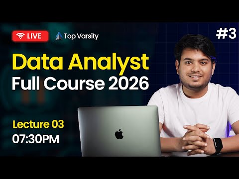 Data Analytics Full Course 2026 | Data Analyst Full Course 2026 | Data Analyst Course in Hindi 2026