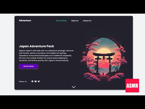 CHILL Programming - Single Page Adventure Website  - HTML & CSS- ASMR | No Talking