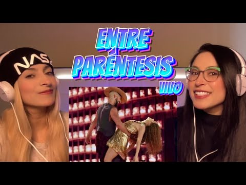SHAKIRA GRUPO FRONTERA ENTRÉ PARÉNTESIS VIVO👑👑👑|REACCION SIN PRETENDER #reaccion #shakira