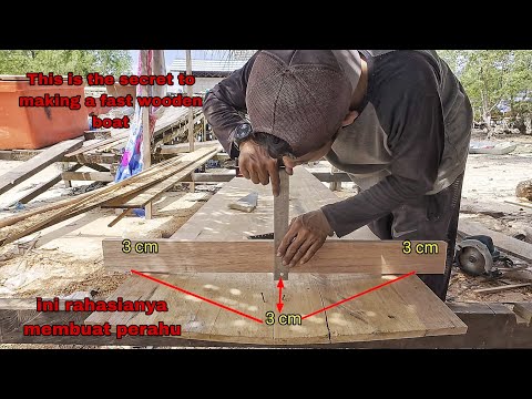 Complete guide on how to easily build a fast wooden fishing boat