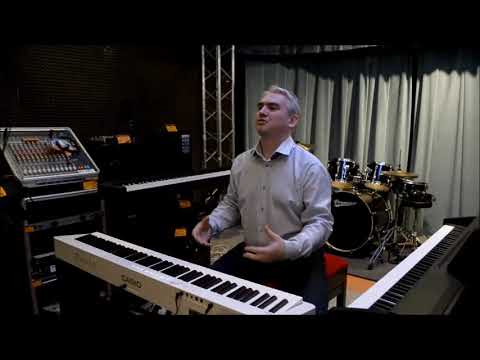 Выбираем цифровое пианино под руководством Дениса Рутгерса , специалиста компании Касио.