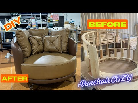 DIY Upholstery Armchair | Step-by-Step $150 Cozy Chair Tutorial