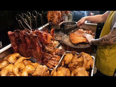 오픈전부터 주문 폭주하는 역대급 바삭한 돼지고기 끝판왕! 로컬 돼지고기 바베큐 미슐랭 식당/ The Ultimate Crispy Pork! Cantonese Style BBQ