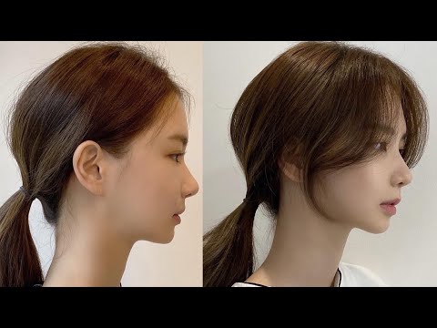 I'll just reveal the super simple side bang cutting secret.