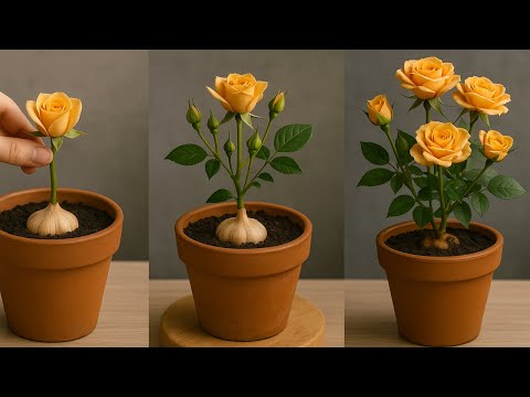 Do This Quickly! The Rose Branch Suddenly Took Roots And Sprouted After Just 1 Night!