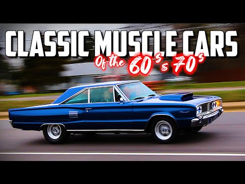 AMAZING MUSCLE CARS!! Of the 1960s & 1970s Nostalgia. Classic Muscle Cars! Street Machines! Car Show