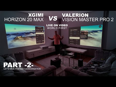 Valerion Vision Master Pro 2 vs Xgimi Horizon 20 MAX