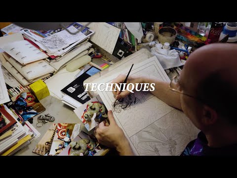 Alex Ross Explains his Brush Techniques