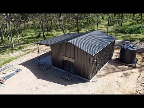 Going Off Grid Ep11 -  Shed Cabin Build Pt2