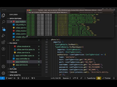 Nestjs PostgreSQL CRUD REST API Example with Typeorm