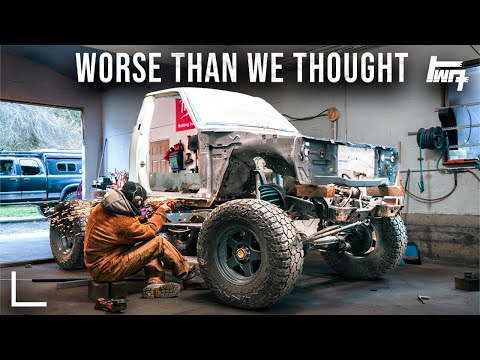 Insane Rust Repair On Our Custom Land Cruiser Chinook Build