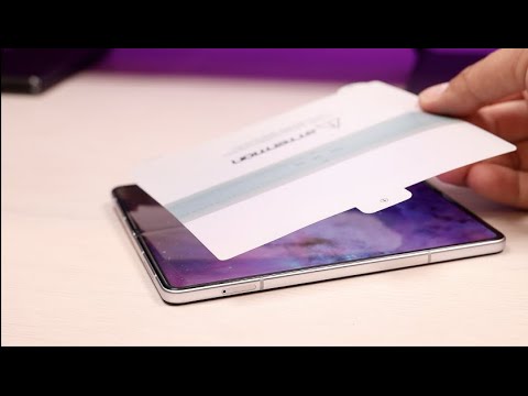 OFFICIAL Galaxy Z Fold 3 Screen Protector (Case Friendly) Install Guide Review