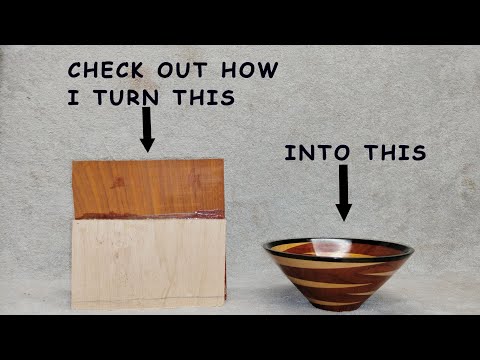 The Odd Bowl From A Board Wood Turning