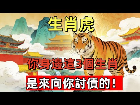 生肖虎，你身邊這3個生肖是來向你討債的！你一定要分清！#生肖星象#屬相運勢#生肖#家運#手寫#生肖運勢的那些事#先知#風水變化#提升運勢