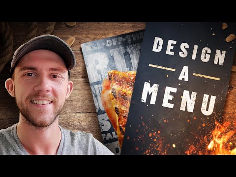 Restaurant Menu Design | Photoshop & Illustrator Tutorial