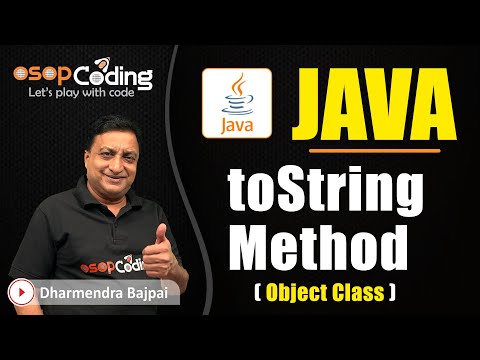 toString Method of Object Class In Java | Object Class | Java for Beginners | #Java #Lec82
