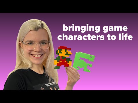 Design &amp; 3D-Print Your Own 8-bit Gaming Figures