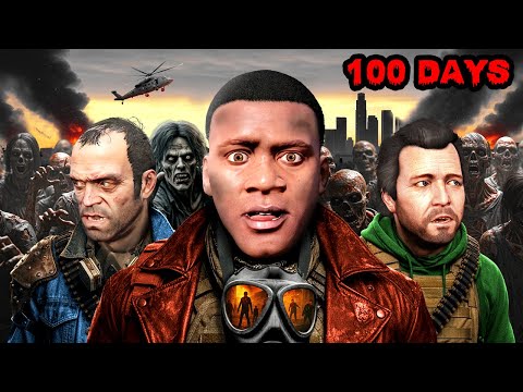 I Spent 100 DAYS in a ZOMBIE Apocalypse in GTA 5