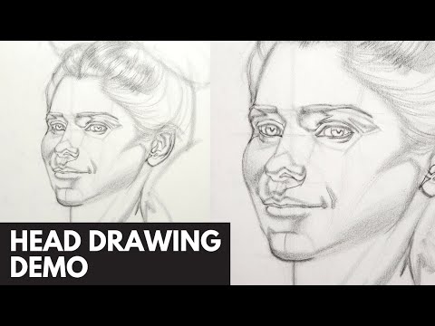 Female Head Drawing Livestream W/ Brian Knox
