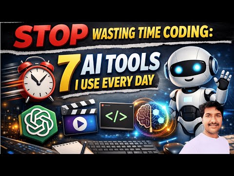 Stop Wasting Time Coding: 7 AI Tools I Use Every Day