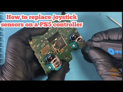 How to replace joystick sensors (potentiometers) on a PS5 controller and fix drifting