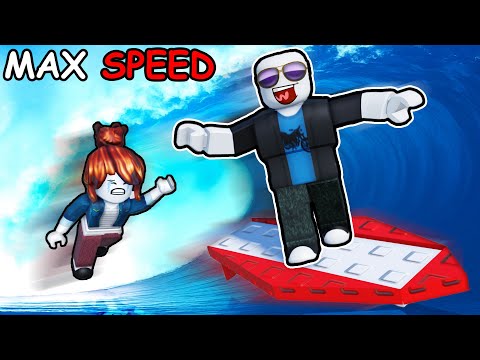 reaching MAX SPEED in Roblox swim to save princess...