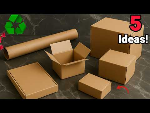Trash to Treasure 😱💸5 modern decoration Ideas With bare Hands!