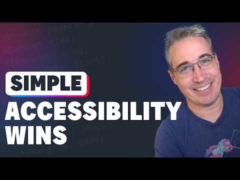 Quick accessibility wins that are easy to implement