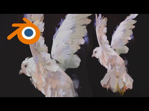 Oil Painting In 3D In Blender.