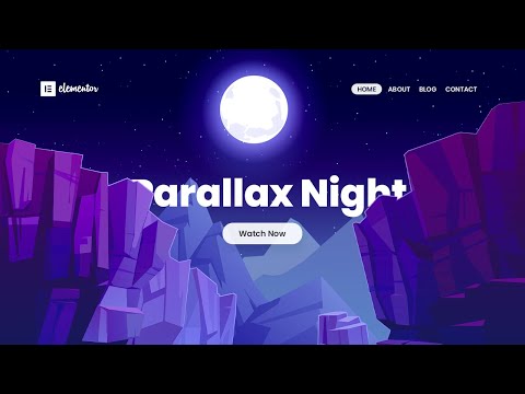 Parallax Scrolling Website using Elementor (No Coding) 🔥