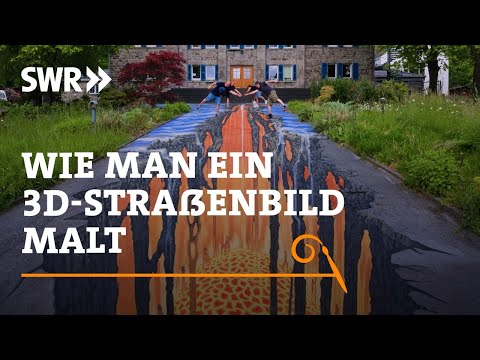 Wie man ein 3D-Straßenbild malt | SWR Handwerkskunst