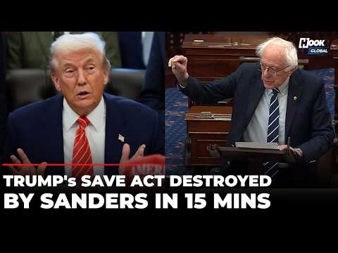 'Debating A Problem That Doesn't...': Bernie Sanders Goes Nuclear Over Trump's Save Act In Senate