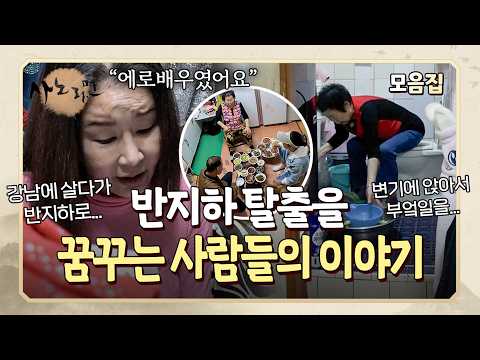 가족들의 생계를 책임지며 반지하 탈출을 꿈꾸는 사람들의 이야기 l 사노라면