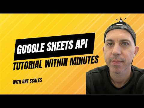 Making Google Sheet Into a Public REST API