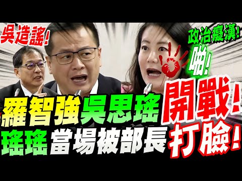【全字幕】羅智強吳思瑤開戰互撕!法務部長竟公開打臉吳思瑤!良心發現?羅轟造謠王!綠色豬隊友!立院質詢 #鄭銘謙 #政治癡漢