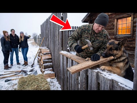 They Mocked This US Marine and His German Shepherd for Their Strange Walls — Until the Cold Hit -40°