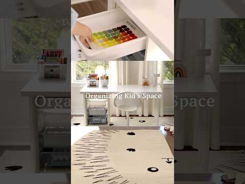 Organizing Kid's Space with IKEA in Living Room!