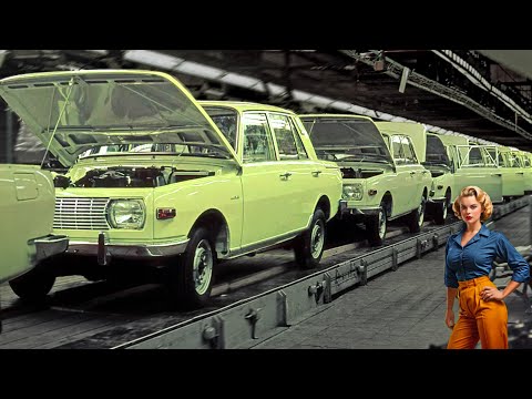 Wartburg Manufacturing process inside German factory - AWE Eisenach (Classic Wartburg 353)