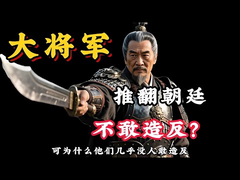 古代镇守边关的大将军手握十几万大军，为什么他们没人敢造反？#古代 #将军 #造反 #历史 #野史 #奇闻 #历史故事 #沉浸式历史