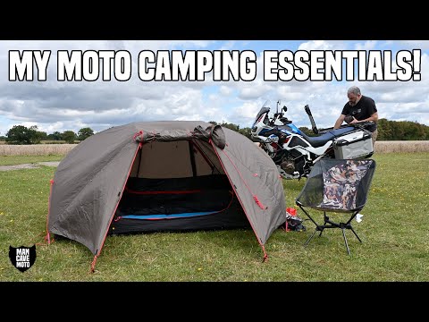 My Essential Moto Camping Kit - Packing light with Lone Rider, Zenbivy, Jetboil and more!